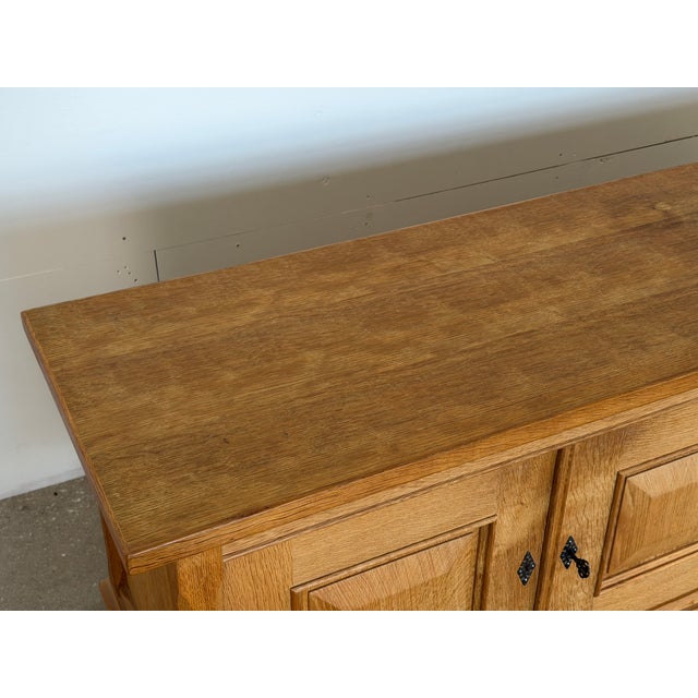 Wood Oak Sideboard by Henning Kjærnulf for Nyrup Møbelfabrik, 1960s For Sale - Image 7 of 16