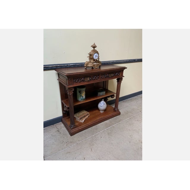 Antique Neo-Gothic Credenza, 1880 For Sale - Image 4 of 12