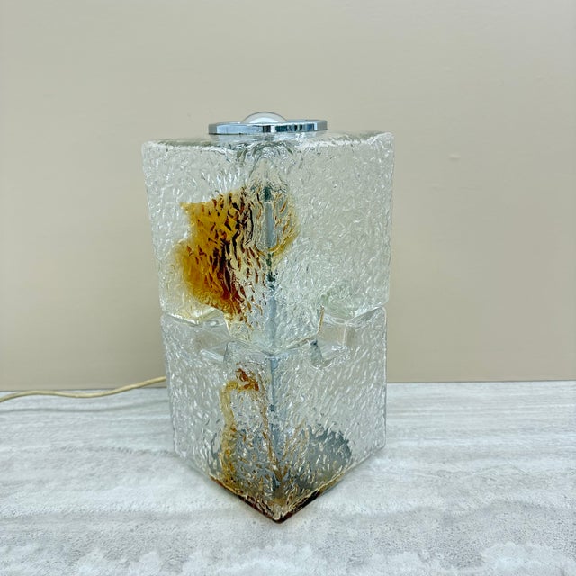 Murano Glass Table Lamp by Toni Zuccheri for Mazzega, 1970s For Sale - Image 13 of 17