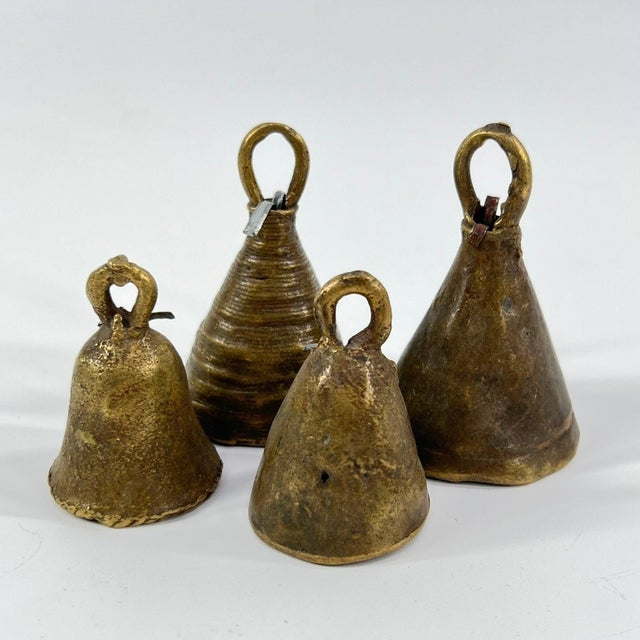 Set of 4, Early 20th Century Fulani Cow Bells Chad For Sale In Denver - Image 6 of 6