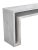 Noir NOIR Caine Console, White Wash For Sale - Image 4 of 6
