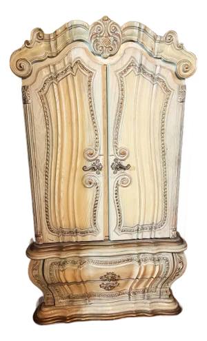 Mid 20th Century, Louis XVI “Madame Pompadour” Style Armoire Wardrobe.