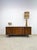 Rare United Furniture MCM Long Dresser Intricate Wood Pulls Vintage Lowboy For Sale - Image 16 of 17