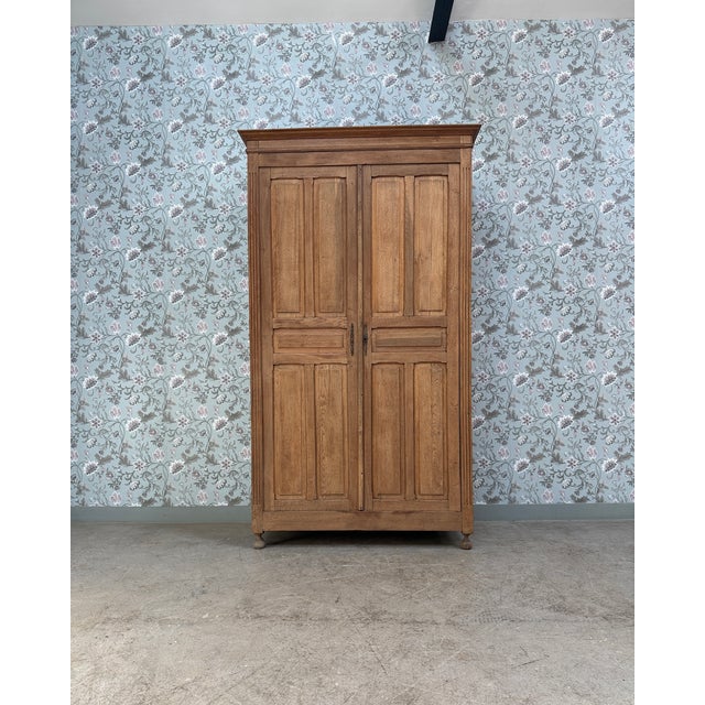 Large Antique Oak Wardrobe, 1890s For Sale - Image 12 of 12