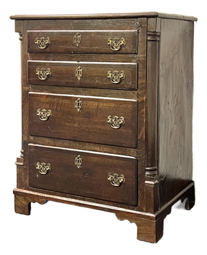 18th Century English Georgian Oak Bachelor’s Chest