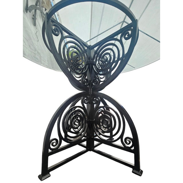Metal Biscayne Cigarette Table Attributed to William Switzer For Sale - Image 7 of 7