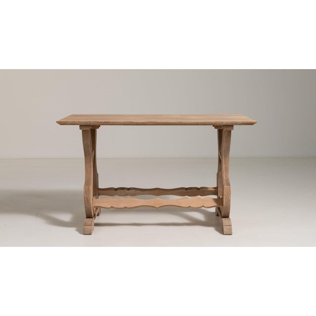 Wood 1970-1979 France Warm Golden Oak Sample Of Quarter-Sawn Oak Panel For Sale - Image 7 of 9