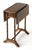 2020s Darrow Drop-Leaf Side Table, Medium Brown For Sale - Image 5 of 5