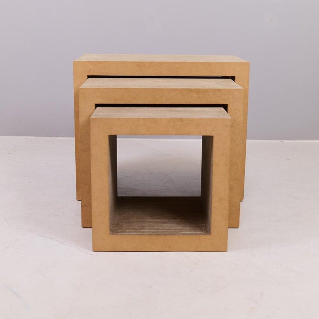 Modern Easy Edges Series Set Tables by Frank Gehry for Vitra, 2001, Set of 3 For Sale - Image 3 of 10