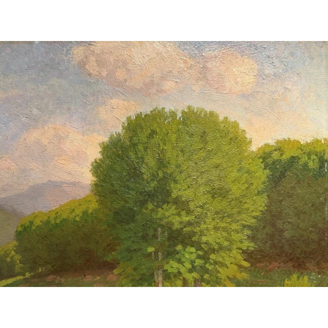 Alfred Hesse, Hann Münden Göttingen Castle Ruins Weserbergland, 1932, Oil on Canvas For Sale - Image 12 of 13