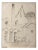 Charles Paul Renouard, The Cathedral, Drawing in Pencil on Paper, Early 20th Century For Sale
