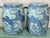 Chinoiserie Coastal Abstract Lotus Garden Stools - A Pair For Sale - Image 3 of 8