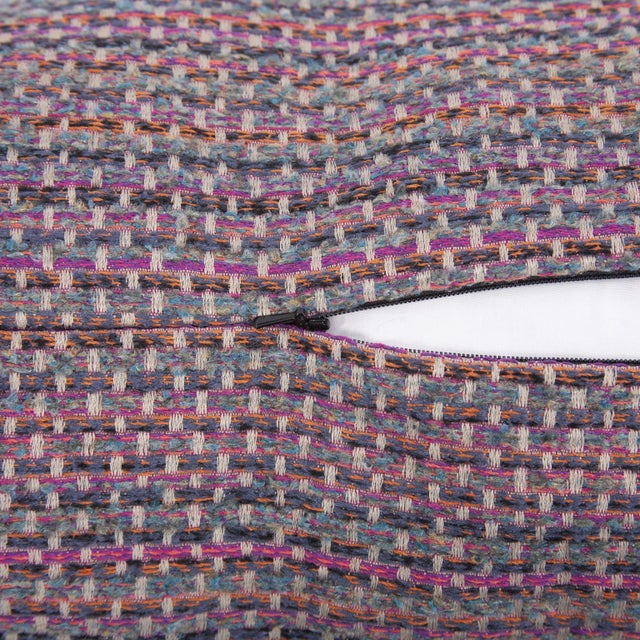 Kenneth Ludwig Chicago 24 x 24 Alton Berry Pillow - Down Alternative Insert For Sale - Image 4 of 8