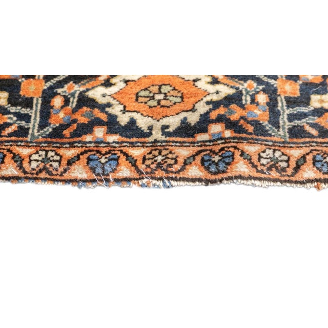 Late 18th Century Antique Persian Farahan Sarouk Rug 3'4'' x 4'11'' For Sale - Image 10 of 12