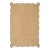 Olive Natural Jute Wave Scallop Rug 3x8 Ft. For Sale