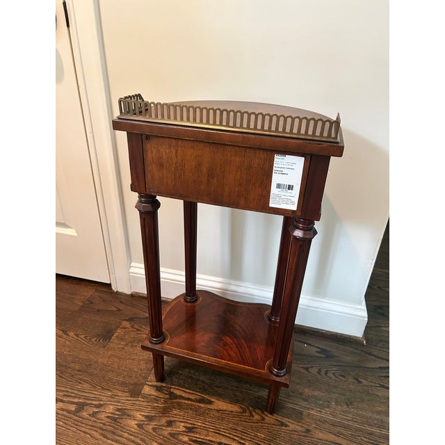 Wood Jonathan Charles Buckingham Collection Georgian Style Table For Sale - Image 7 of 10