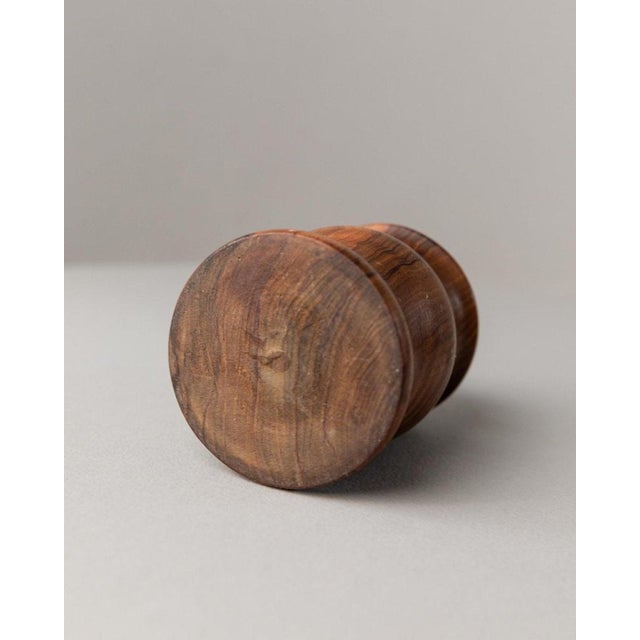 Wood Vintage Curved Wooden Table Lighter, Italy, 1960s For Sale - Image 7 of 13