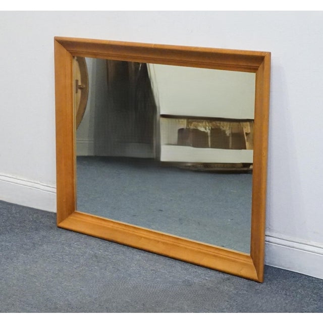 GARRISON FURNITURE Solid Hard Rock Maple Colonial Early American 46" Mirror 34" High 46" Wide 2.25" Deep We specialize in...