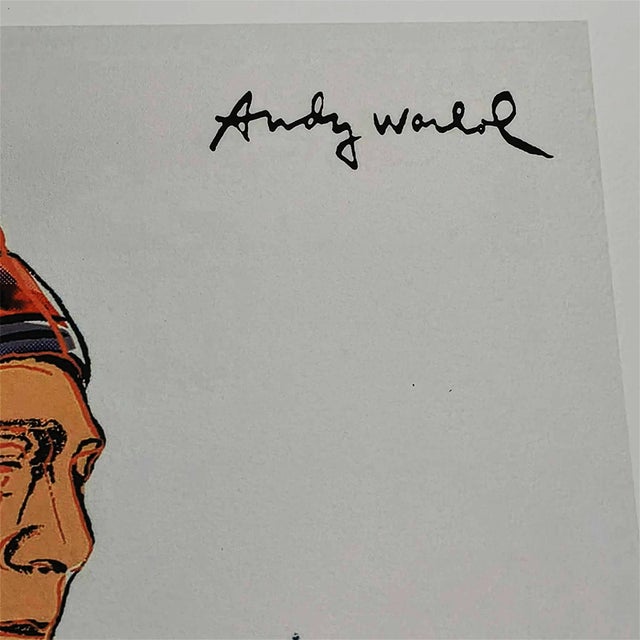 After Andy Warhol, Indians, 1980s, Numbered Limited Edition Lithograph For Sale - Image 3 of 8