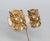 Napier Vintage 1972 Signed Napier Goldtone Manchu Dragon Clip Earrings-2 Pieces For Sale - Image 4 of 8