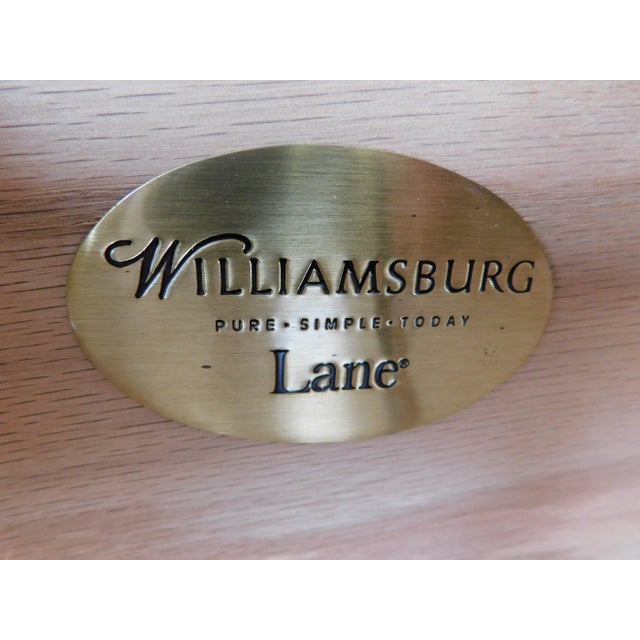 Lane Furniture Williamsburg Cherry 1 Drawer Nightstand #A For Sale In Philadelphia - Image 6 of 9