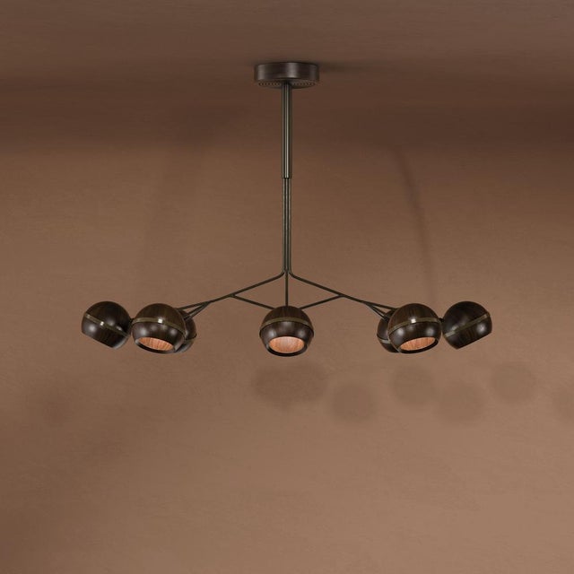 Fleming Suspension Lamp by Wood Tailors Club For Sale - Image 6 of 15