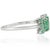 Not Yet Made - Made To Order 1.41 Ct Certified Natural Emerald Wing Cluster Ring in 925 Silver, Size 7 For Sale - Image 5 of 12