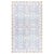 "Boscage" Contemporary Dhurrie White Cotton Carpet by Doris Leslie Blau For Sale