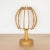 French 1960s French Rattan Orb Table Lamp For Sale - Image 3 of 9