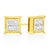 You will love these classic square stud earrings. A must have for any serious jewelry collection, these 14k yellow gold...