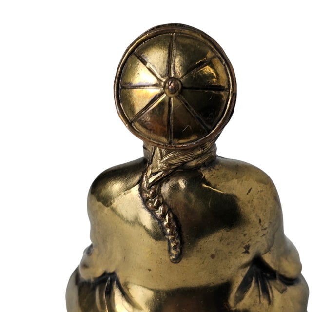 Japanese Gilt Child & Bull Figural Incense Burner For Sale - Image 9 of 12