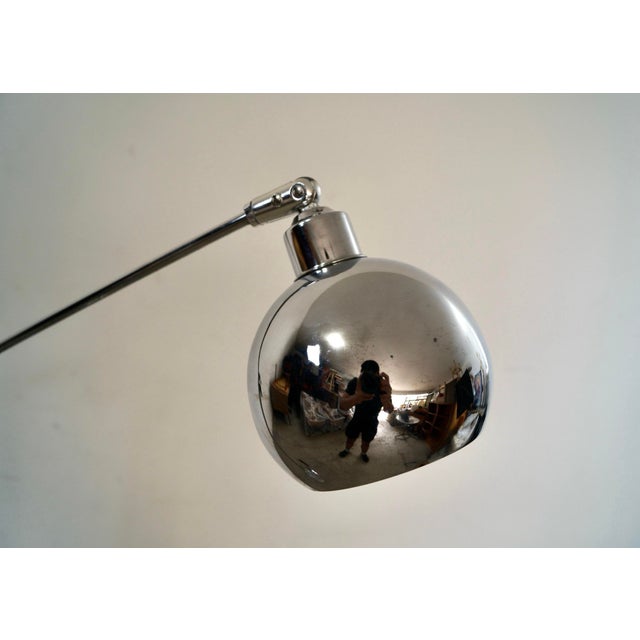 1960’s Mid-Century Modern Chrome Eyeball Floor Lamp For Sale - Image 9 of 12