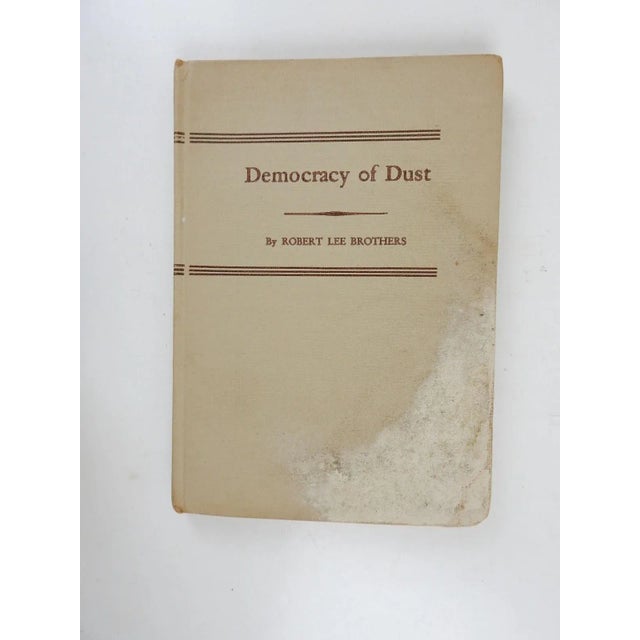 1947 Democracy of Dust by Robert Brothers Texas Signed Poetry Book For Sale - Image 10 of 12