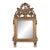 French Louis XVI Parcel Gilt Bridal Mirror For Sale