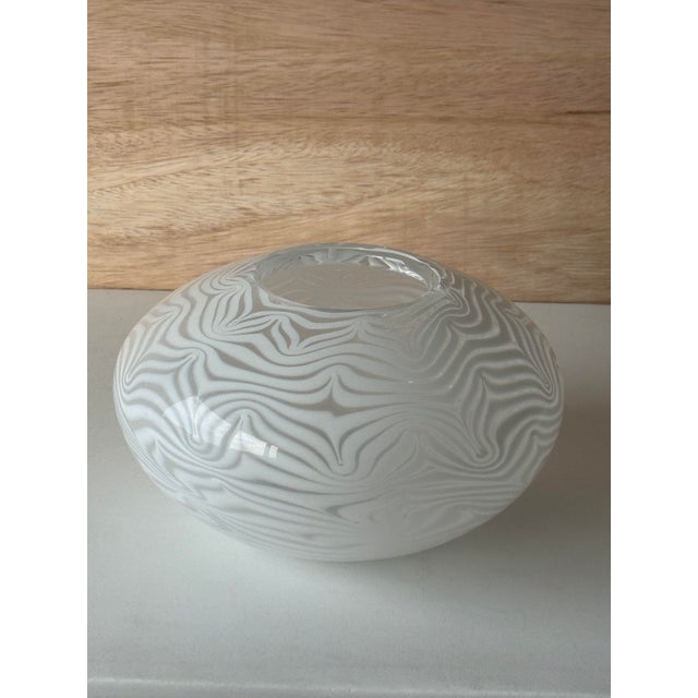 Late Art Nouveau, Pillow Vase. The rhythmic, organic waves that flow into one another are said to originate from the Egypt...
