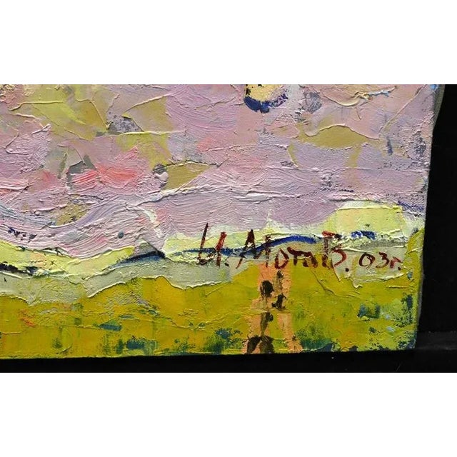 "The Song of Winter" Original Oil on Stretched Canvas by Ilja Motov Size: 30" x 24" Certificate of Authenticity and...