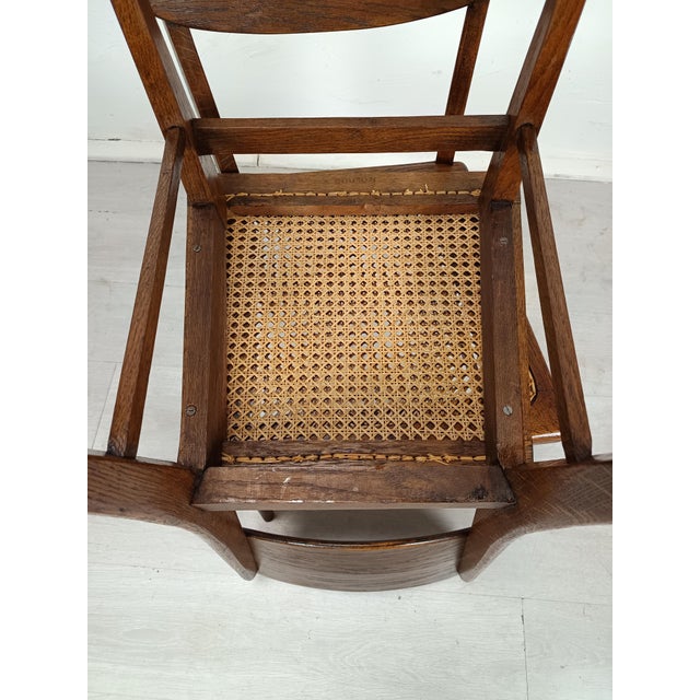 Set of Vintage Reconstruction Chairs in Oak, 1950s For Sale - Image 18 of 18