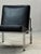 Set of Bauhaus Armchairs in Black Leather and Chromed Tubular Steel, 1960s For Sale - Image 12 of 13