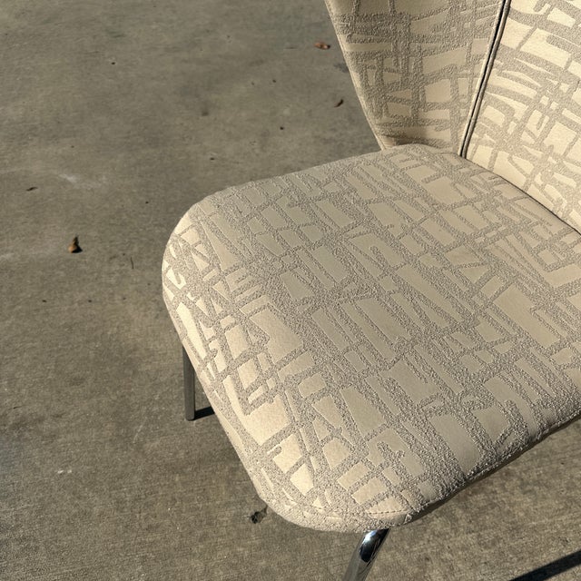 Vintage Gray Abstract Coalesse Steelcase Accent Chair For Sale In Atlanta - Image 6 of 8