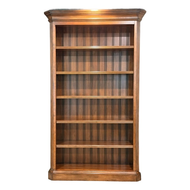 1990s Large 7-Tier Traditional Bookshelf For Sale