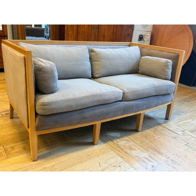 Mid-Century Modern Danish-Style Apartment Sofa For Sale - Image 3 of 7