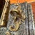 1990s Antique Reproduction Marble Pedestal With Bronze Work. For Sale - Image 10 of 10
