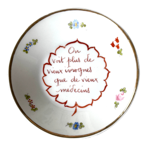 French Limoges Porcelain Cachepot