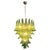 1990s Nickel and Green Murano Glass Chandeliers, 1990s, Set of 2 For Sale - Image 5 of 16