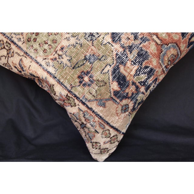 Decorative Vintage Rug Pillow Cushion Cover -20'' X 20'' For Sale In Tampa - Image 6 of 11