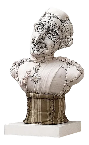 Prince Charles Fabric Sculpture by Anne Valérie Dupond, 2012