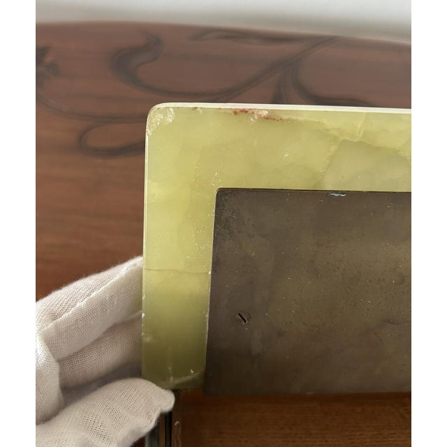 Art Nouveau Jewelry Box in Onyx and Metal, 1920s For Sale - Image 14 of 18
