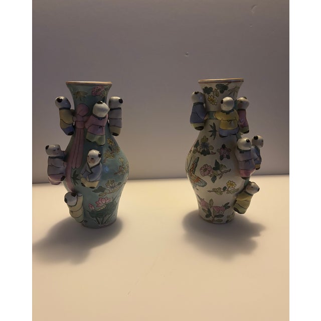 Vintage porcelain fertility vases