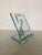 Photo frame by Pietro Chiesa for Fontana Arte Elegant photo frame in transparent green glass with steel details. with the...