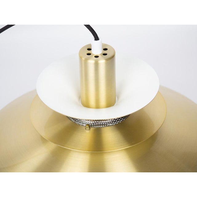 Metal Vintage Danish Verona Hanging Lamp by Kurt Wiborg for Jeka, 1980s For Sale - Image 7 of 13